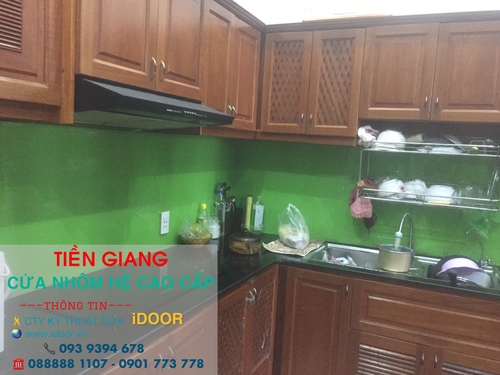 tủ bếp nhôm kính cao cấp giá rẻ tại huyện Tân Phước - Tiền Giang 2