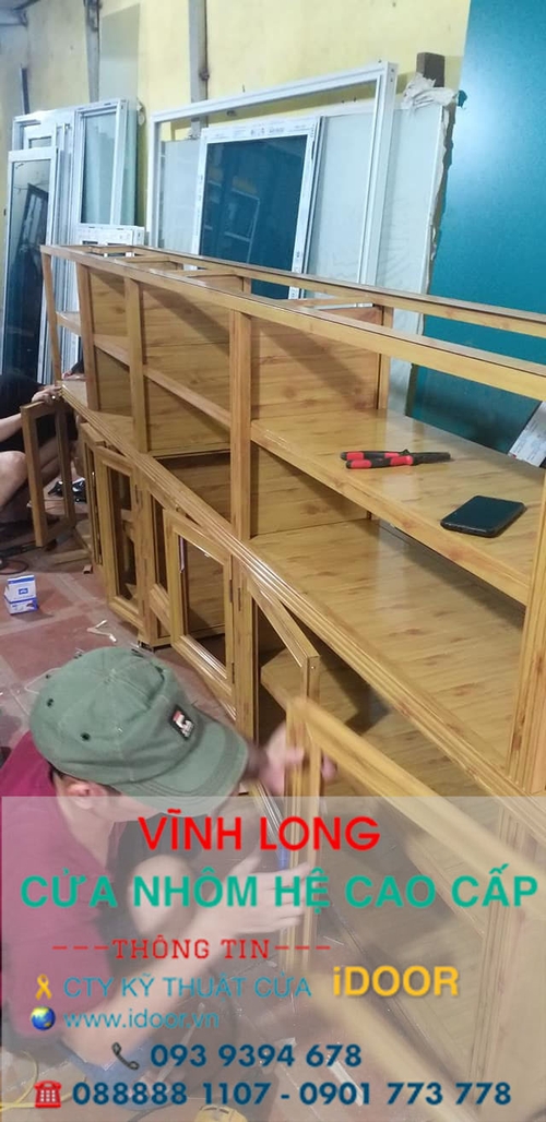 Tủ Bếp Nhôm Kính cao Cấp Giá Rẻ tại huyện Mang Thít - Vĩnh Long 3