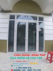 cửa Nhôm xingfa giá rẻ tại huyện Châu Thành - Tỉnh Đồng Tháp 2