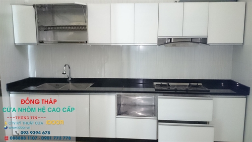 tủ bếp nhôm kính cao cấp giá rẻ tại huyện Châu Thành – Tỉnh Đồng Tháp 3
