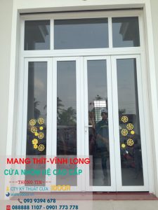 Cửa kính cường lực tại huyện Mang Thít- Vĩnh Long 2